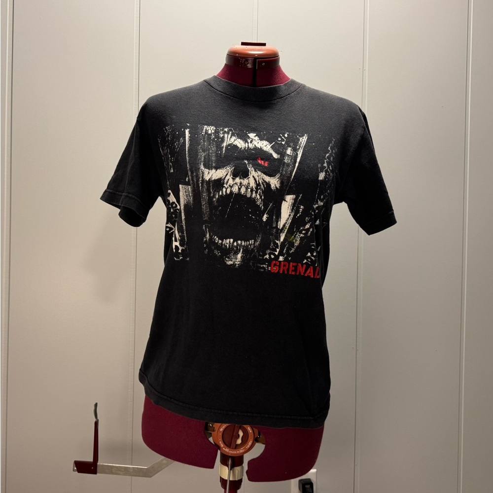 Grenade Band Merch Y2K tee shirt